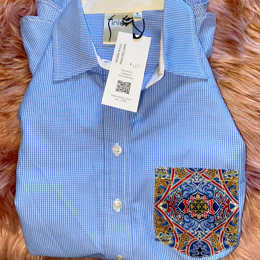 Finley Long sleeve button up shirt.